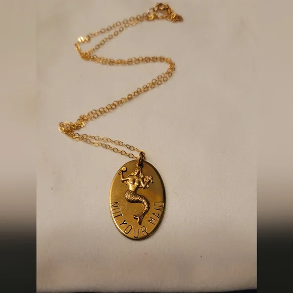 Not Your Maid Mermaid Necklace - Picture 1 of 5